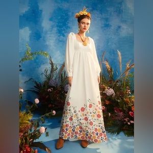 Frida Kahlo Designer Oxana Floral Print SHEIN